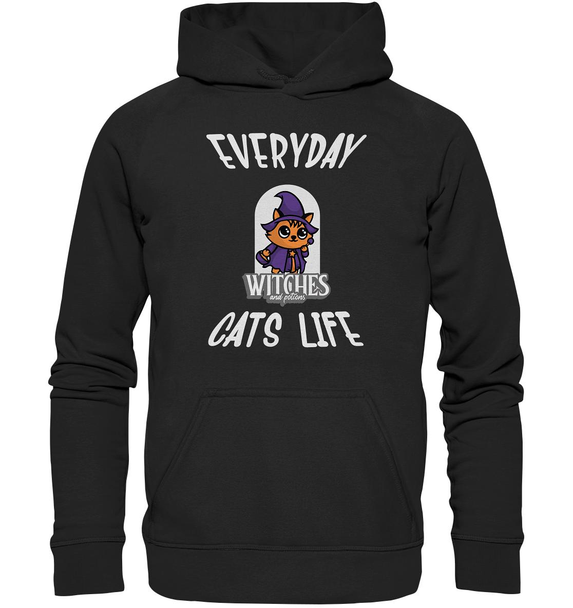 Katzenleben- Everyday Cats Life Witches, Katzenliebhaber, Tierfreund - Kids Premium Hoodie