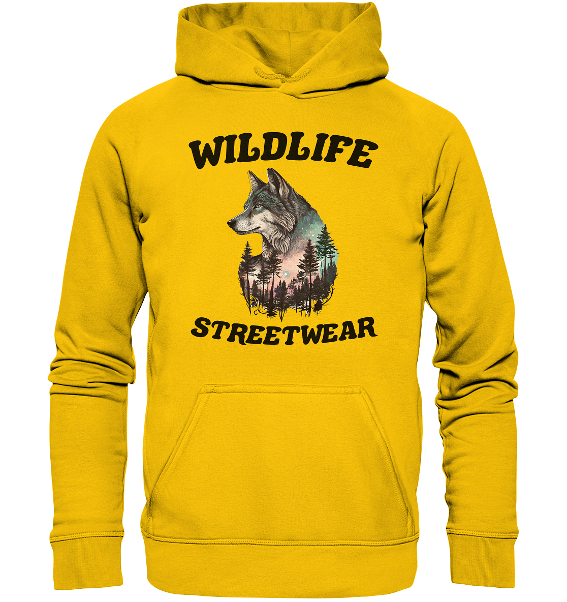 Streetwear Wildlife Design - Kids Premium Hoodie
