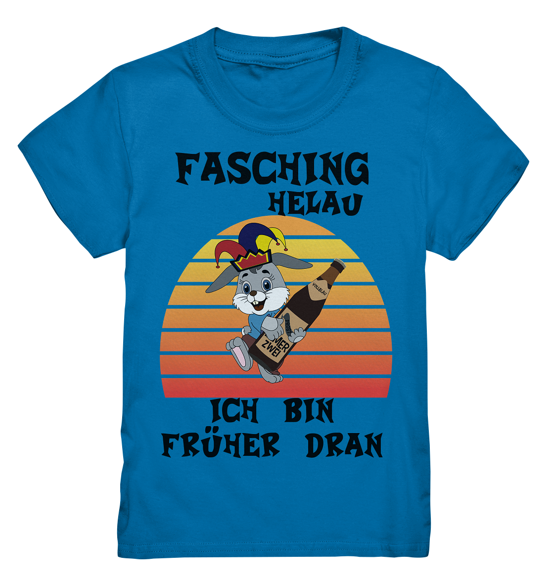 Fasching Helau, Osterhase feiert Karneval, Helau - Kids Premium Shirt