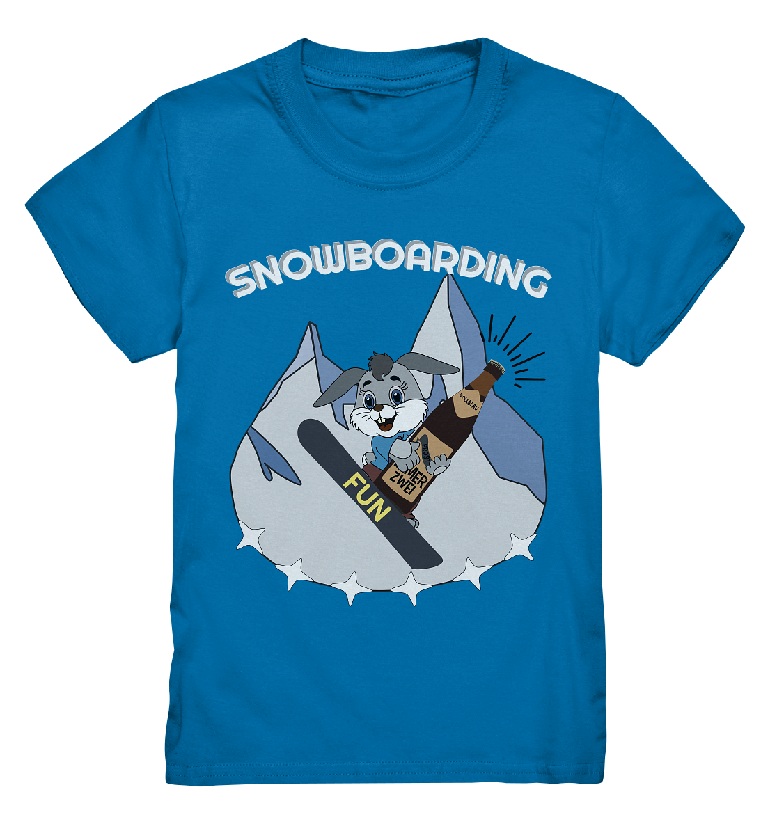 Snowboarder, Apres- Ski, Party danach, Piste, Helles Design - Kids Premium Shirt