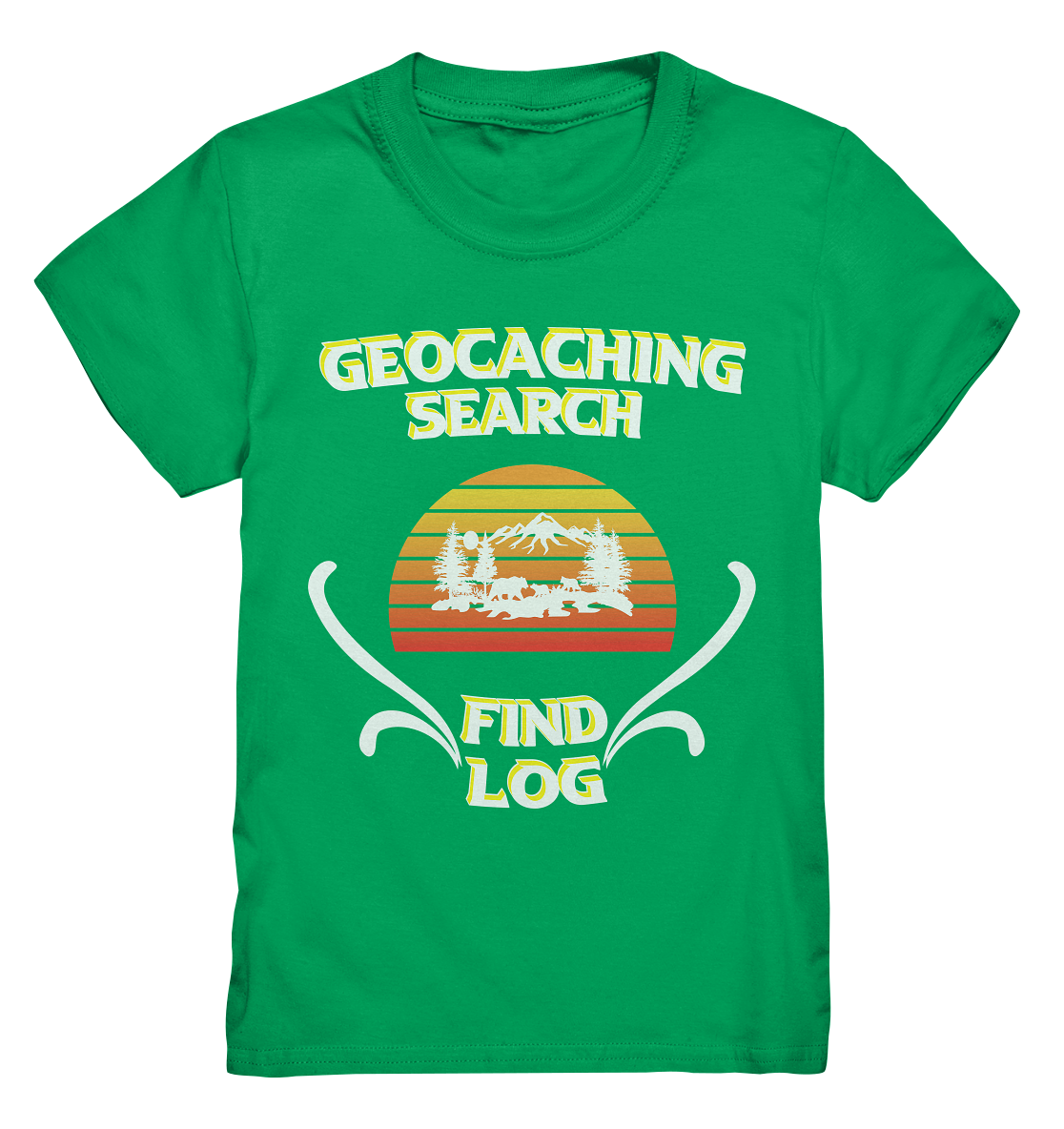 Geocaching, Suchen, Finden und Log, Geocache - Kids Premium Shirt
