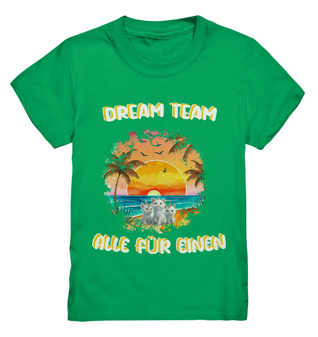 KIDS PREMIUM SHIRT - DREAM TEAM ALLE FÜR EINEN NO 1