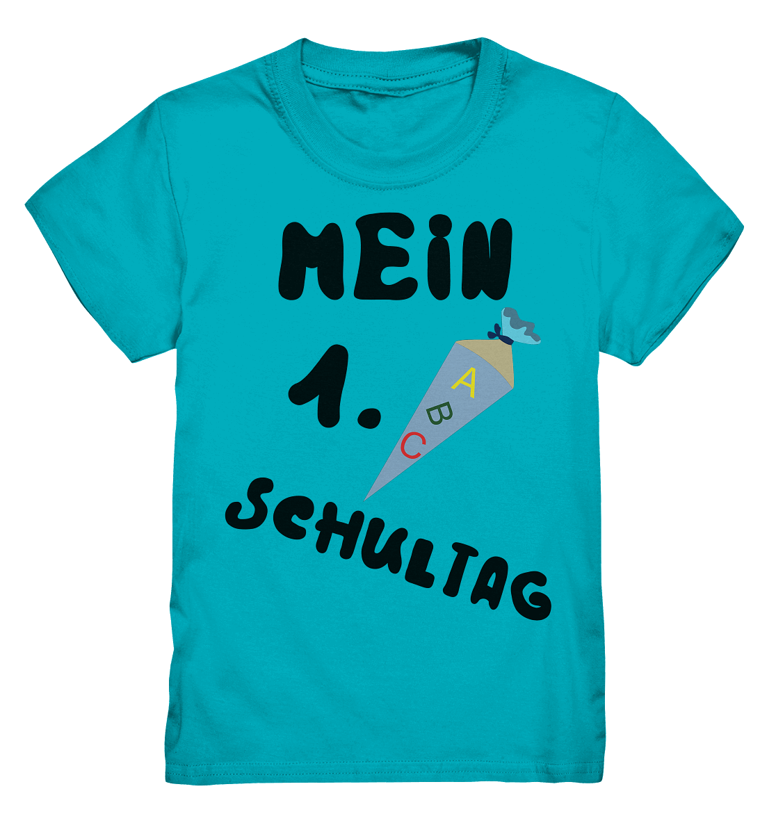 1. Schultag, Einschulung, Zuckettüte - Kids Premium Shirt