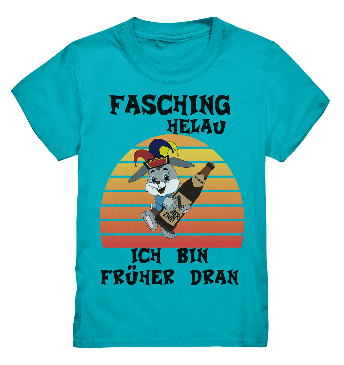 Fasching Helau, Osterhase feiert Karneval, Helau - Kids Premium Shirt