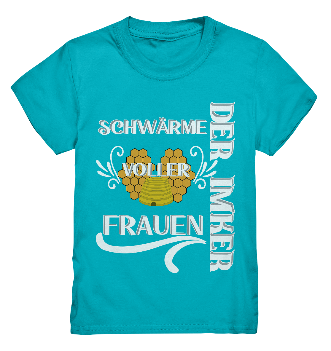 Der Imker, schwärme voller Frauen, Imkerei, Helden, Helles Motiv - Kids Premium Shirt