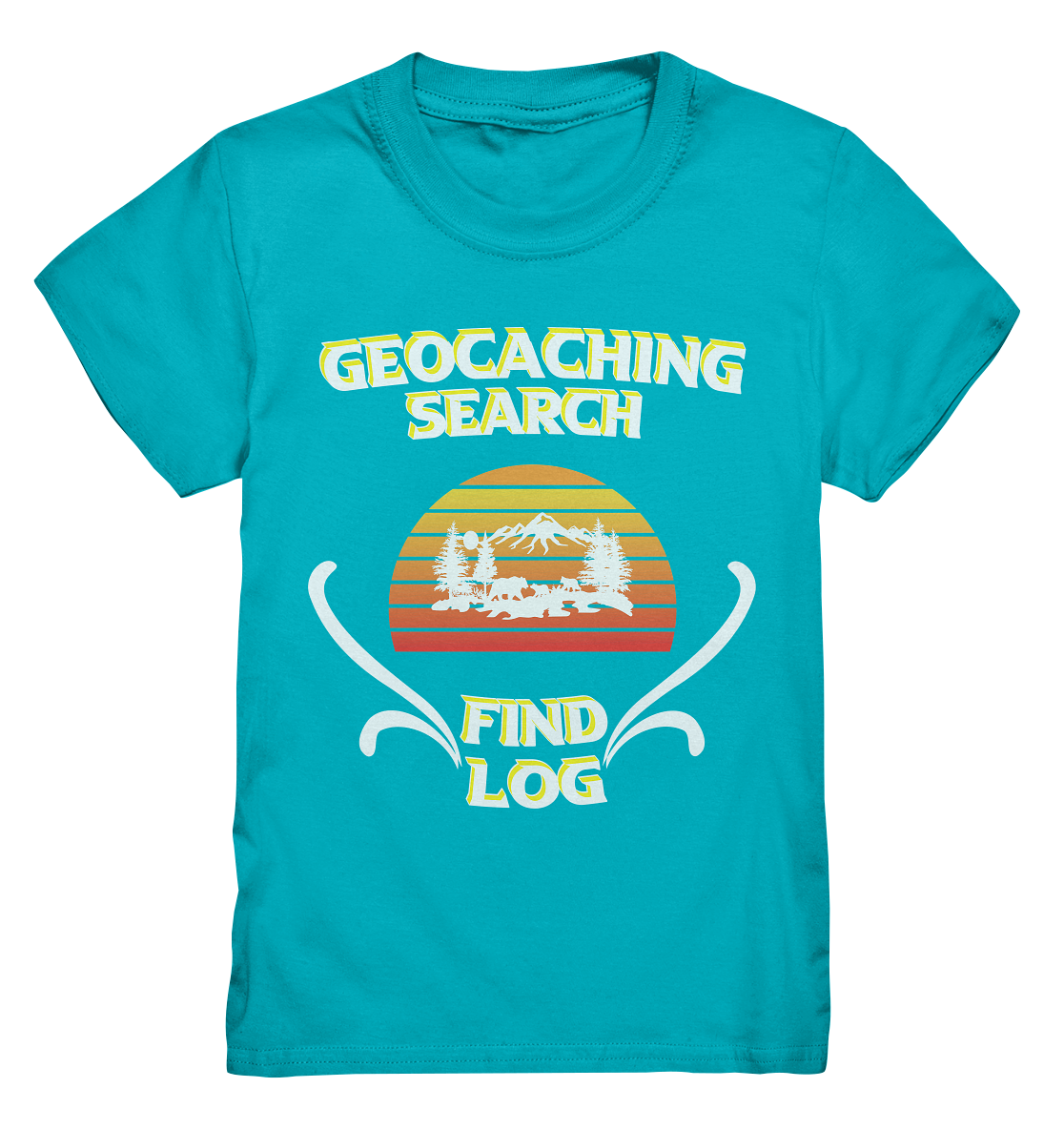 Geocaching, Suchen, Finden und Log, Geocache - Kids Premium Shirt
