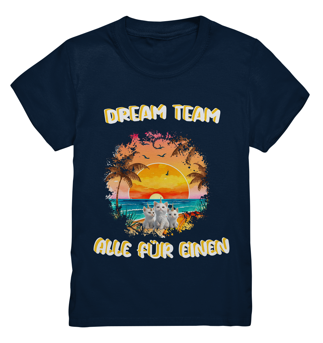 KIDS PREMIUM SHIRT - DREAM TEAM ALLE FÜR EINEN NO 1