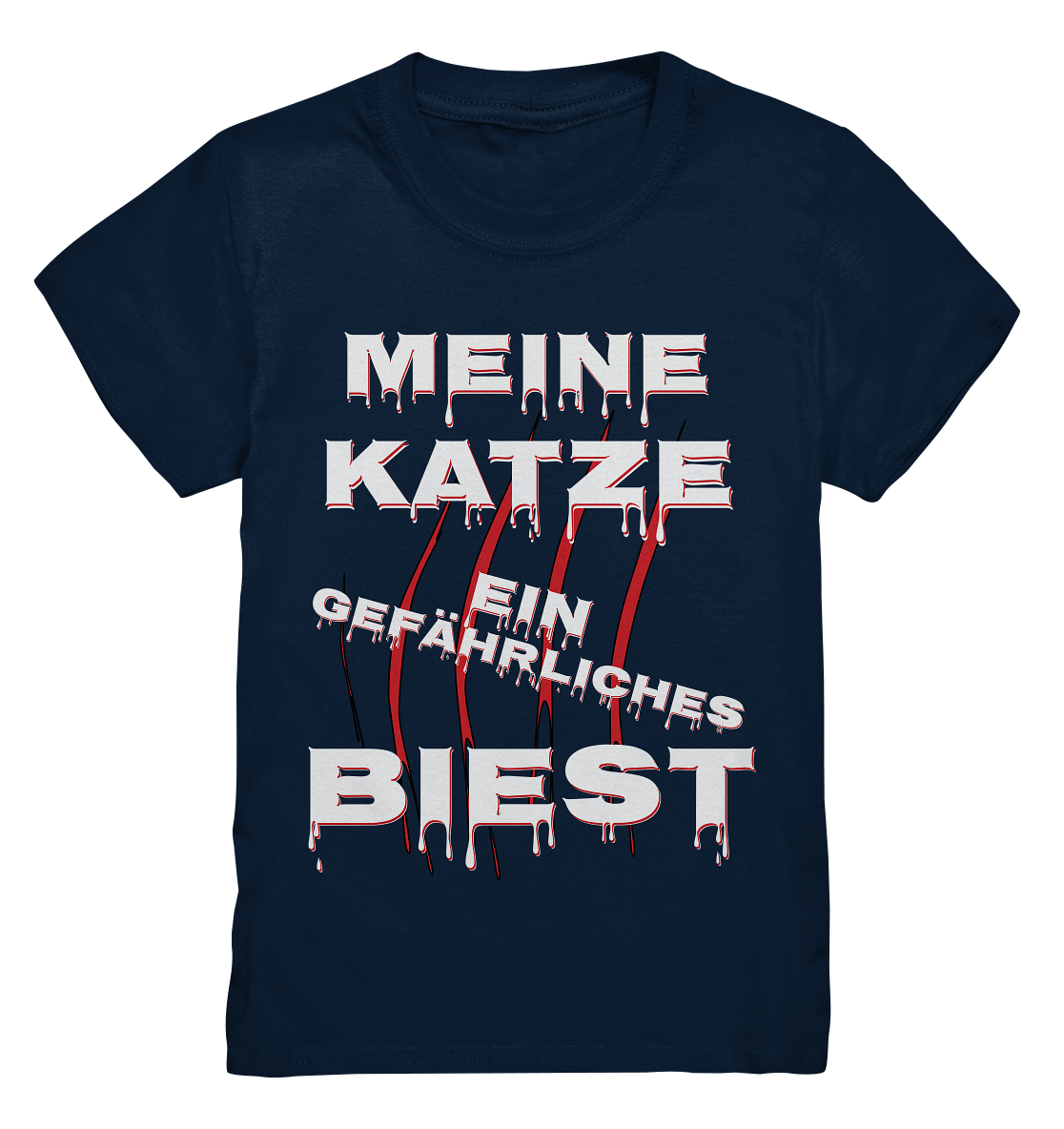 Meine Katze - Ein gefährliches Biest - Statement - Streetwear - Kids Premium Shirt