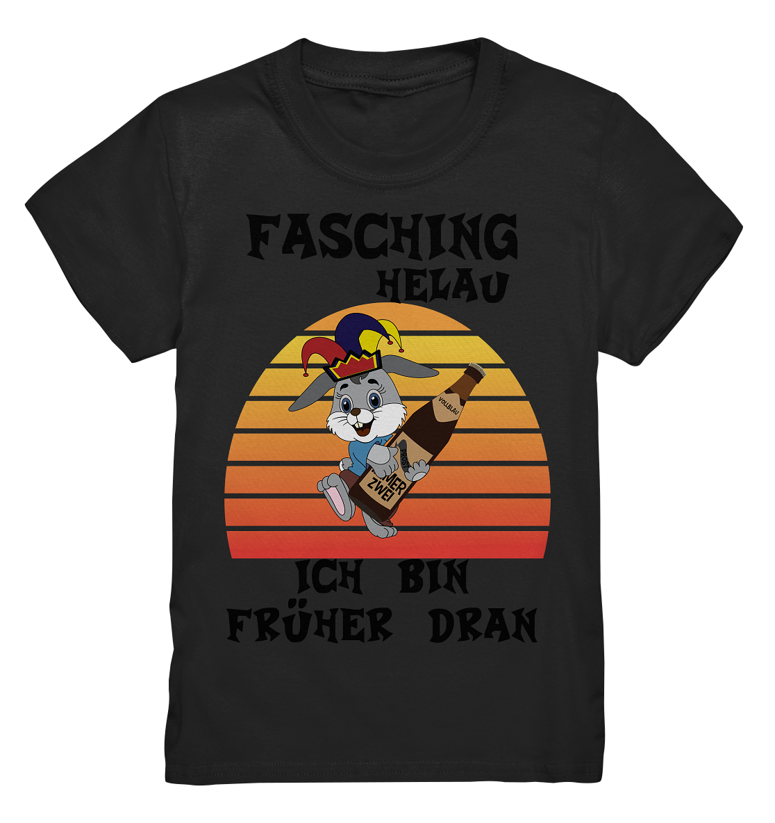 Fasching Helau, Osterhase feiert Karneval, Helau - Kids Premium Shirt