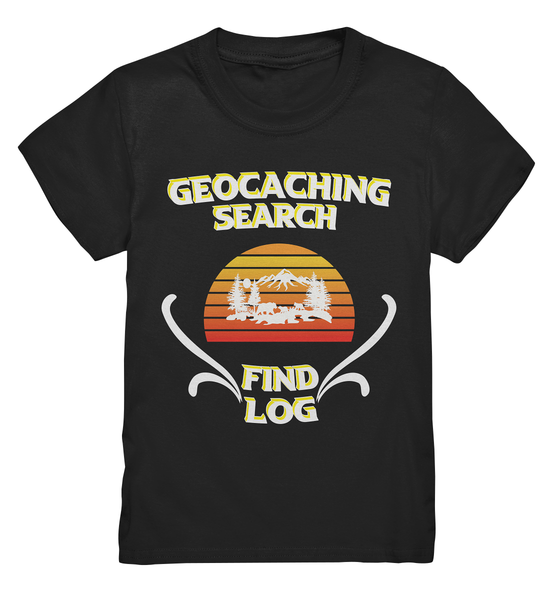 Geocaching, Suchen, Finden und Log, Geocache - Kids Premium Shirt