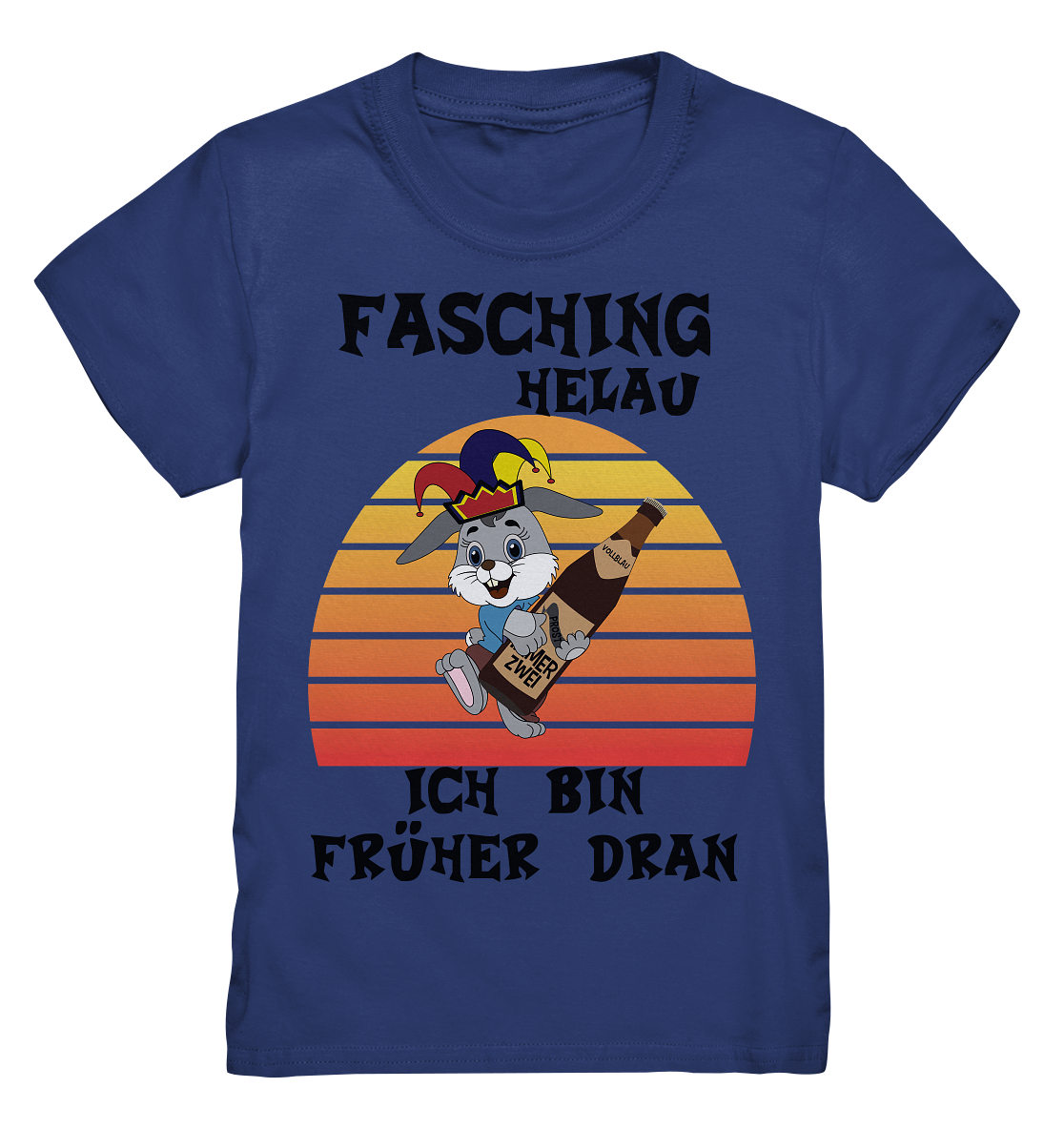 Fasching Helau, Osterhase feiert Karneval, Helau - Kids Premium Shirt