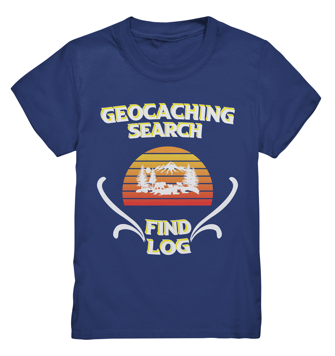 Geocaching, Suchen, Finden und Log, Geocache - Kids Premium Shirt