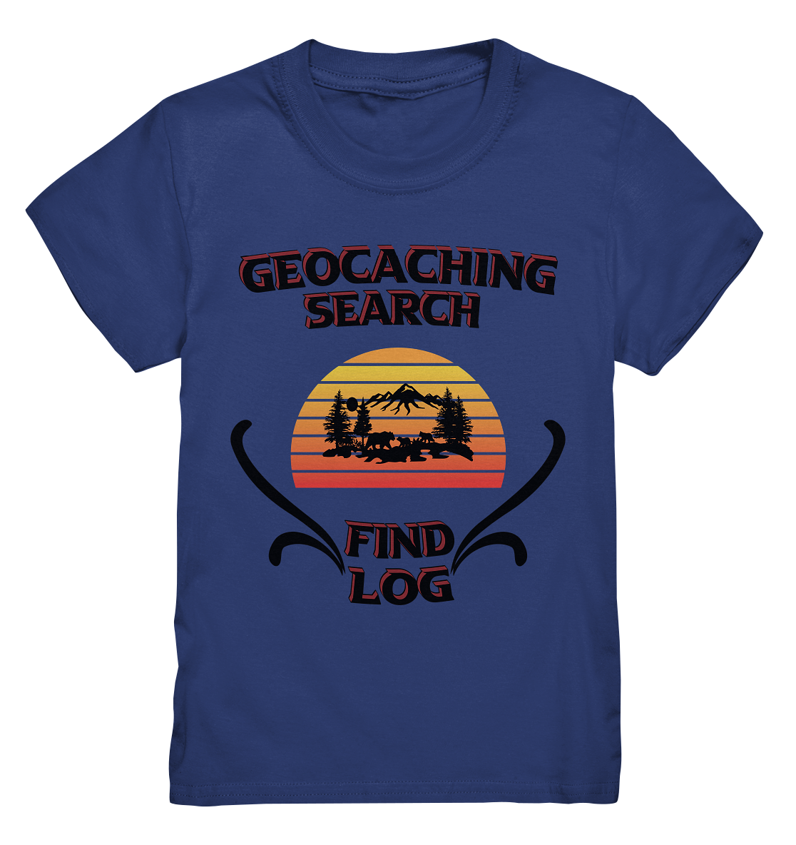 Geocaching, Suchen, Finden und Log, Geocaches - Kids Premium Shirt