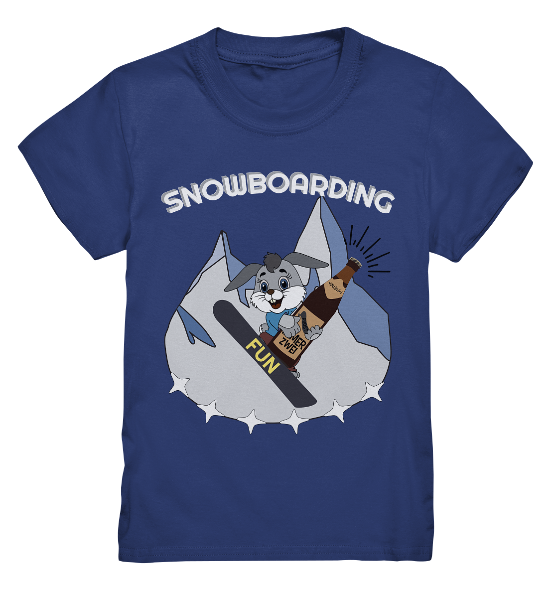 Snowboarder, Apres- Ski, Party danach, Piste, Helles Design - Kids Premium Shirt