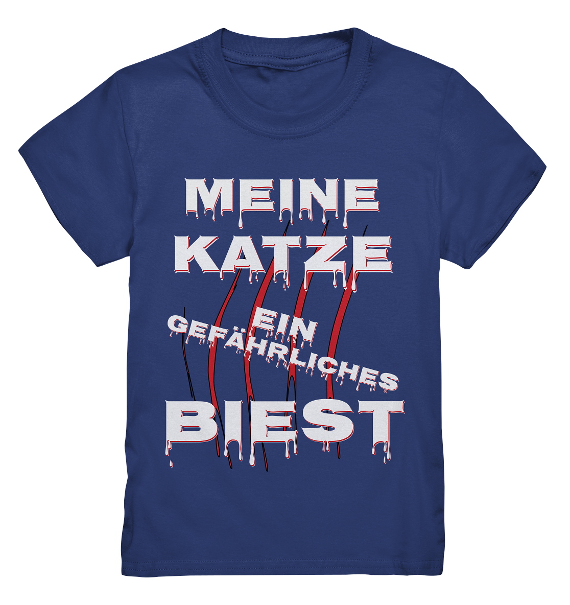 Meine Katze - Ein gefährliches Biest - Statement - Streetwear - Kids Premium Shirt