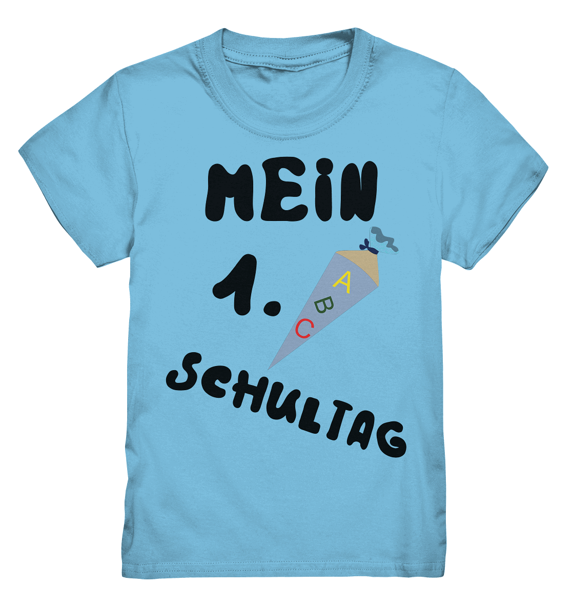 1. Schultag, Einschulung, Zuckettüte - Kids Premium Shirt