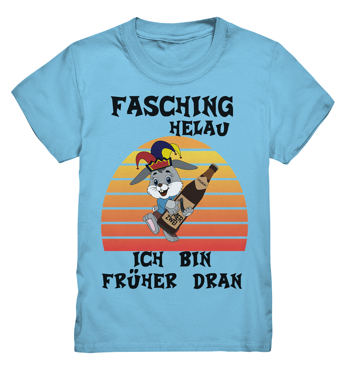 Fasching Helau, Osterhase feiert Karneval, Helau - Kids Premium Shirt