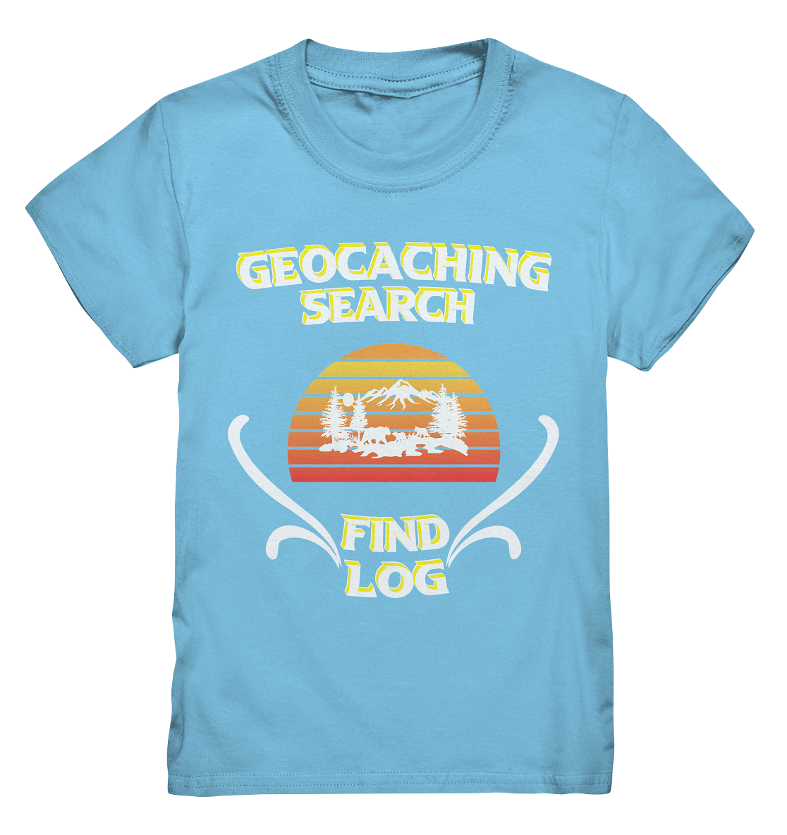 Geocaching, Suchen, Finden und Log, Geocache - Kids Premium Shirt