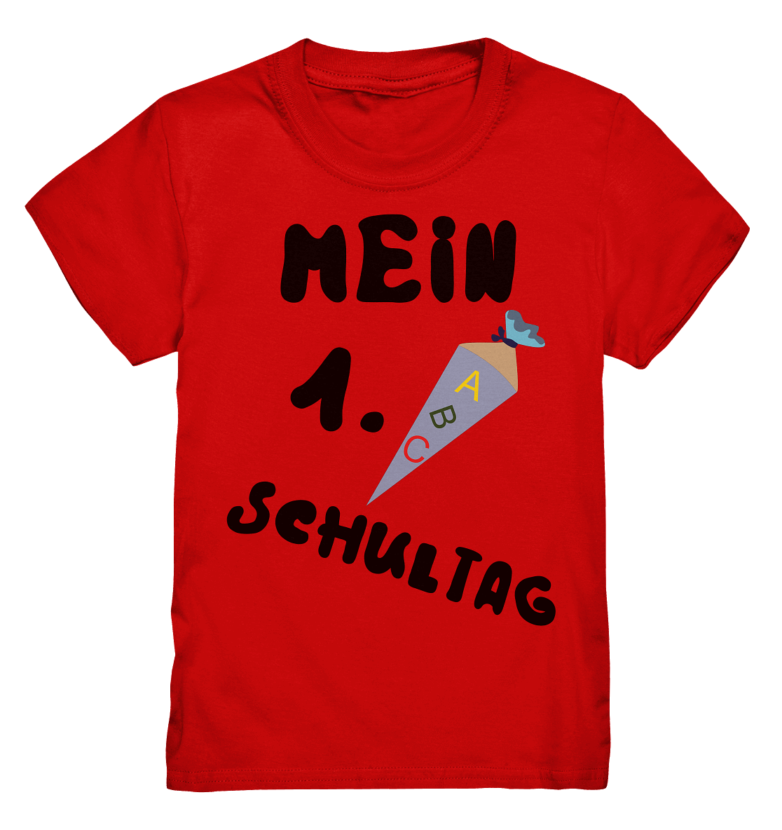 1. Schultag, Einschulung, Zuckettüte - Kids Premium Shirt