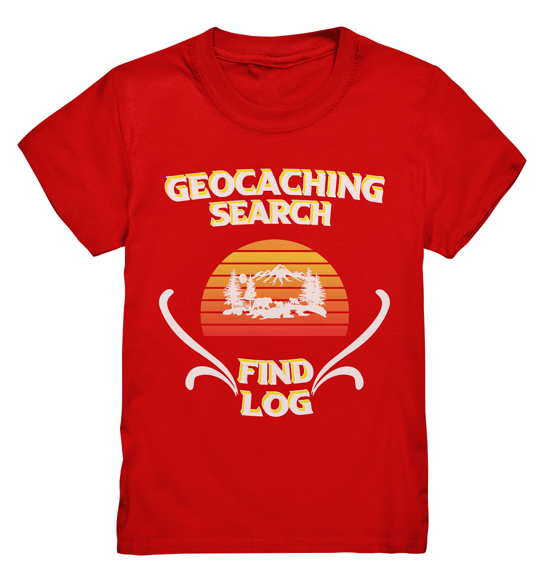 Geocaching, Suchen, Finden und Log, Geocache - Kids Premium Shirt