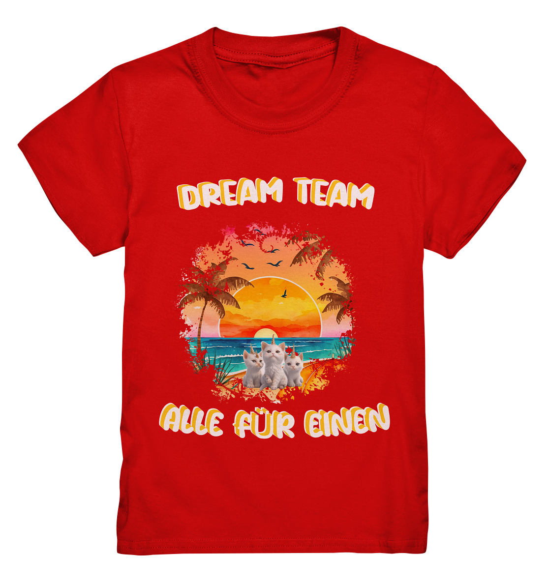 KIDS PREMIUM SHIRT - DREAM TEAM ALLE FÜR EINEN NO 1