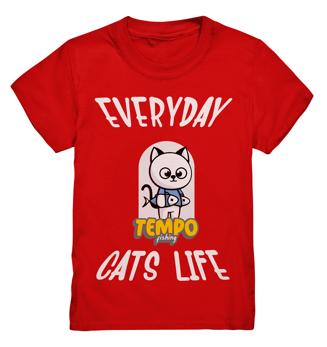 Katzenleben- Everyday Cats Life, Katzenliebhaber, Tierfreund - Kids Premium Shirt