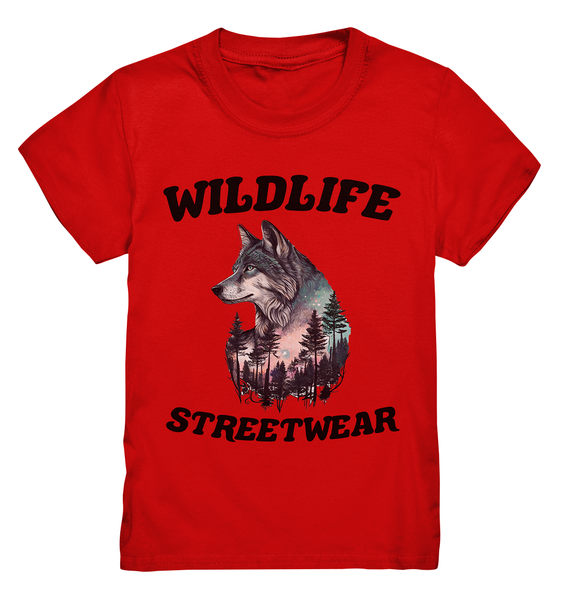 Streetwear Wildlife Design - Kids Premium Shirt