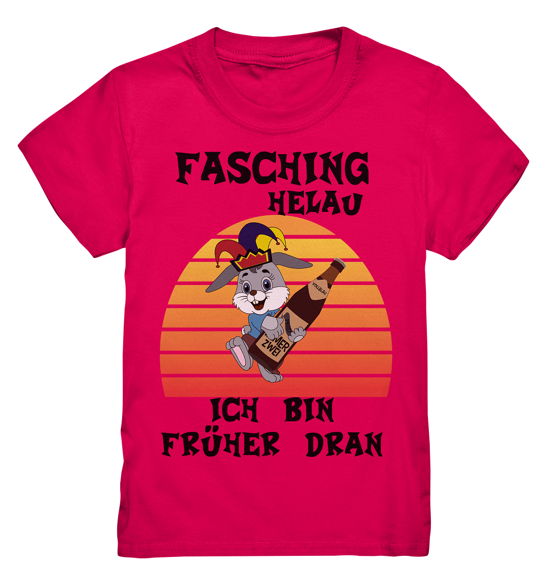 Fasching Helau, Osterhase feiert Karneval, Helau - Kids Premium Shirt
