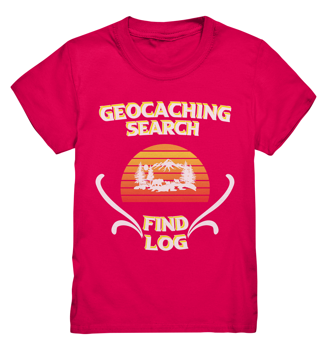 Geocaching, Suchen, Finden und Log, Geocache - Kids Premium Shirt