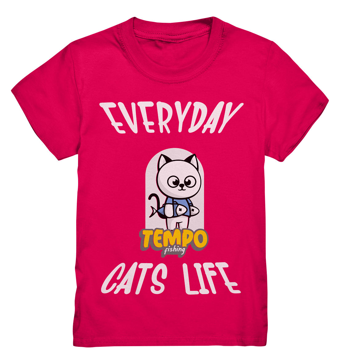 Katzenleben- Everyday Cats Life, Katzenliebhaber, Tierfreund - Kids Premium Shirt