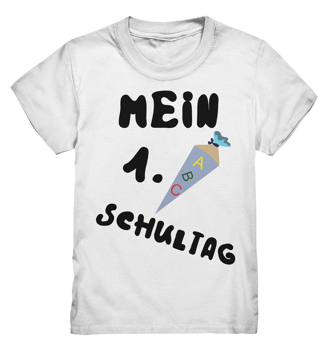 1. Schultag, Einschulung, Zuckettüte - Kids Premium Shirt