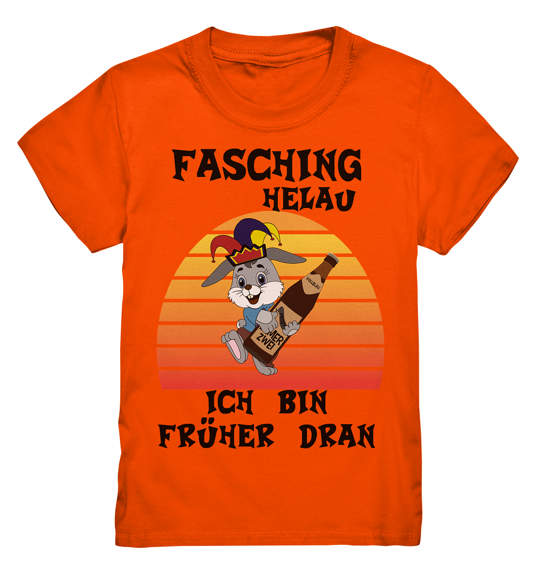 Fasching Helau, Osterhase feiert Karneval, Helau - Kids Premium Shirt