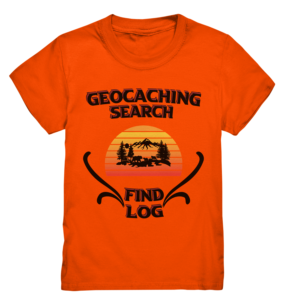 Geocaching, Suchen, Finden und Log, Geocaches - Kids Premium Shirt