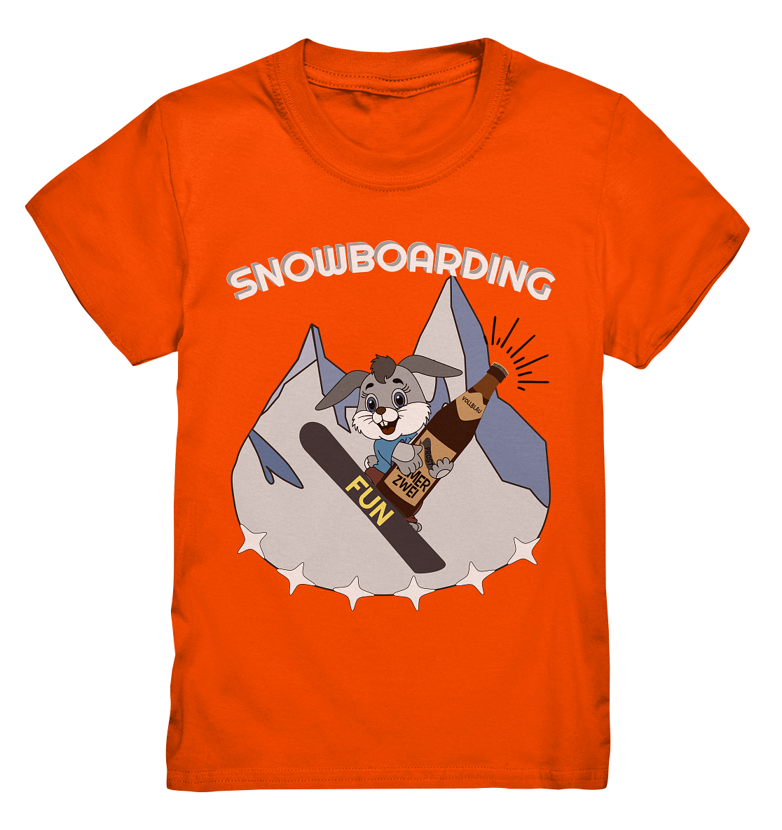 Snowboarder, Apres- Ski, Party danach, Piste, Helles Design - Kids Premium Shirt