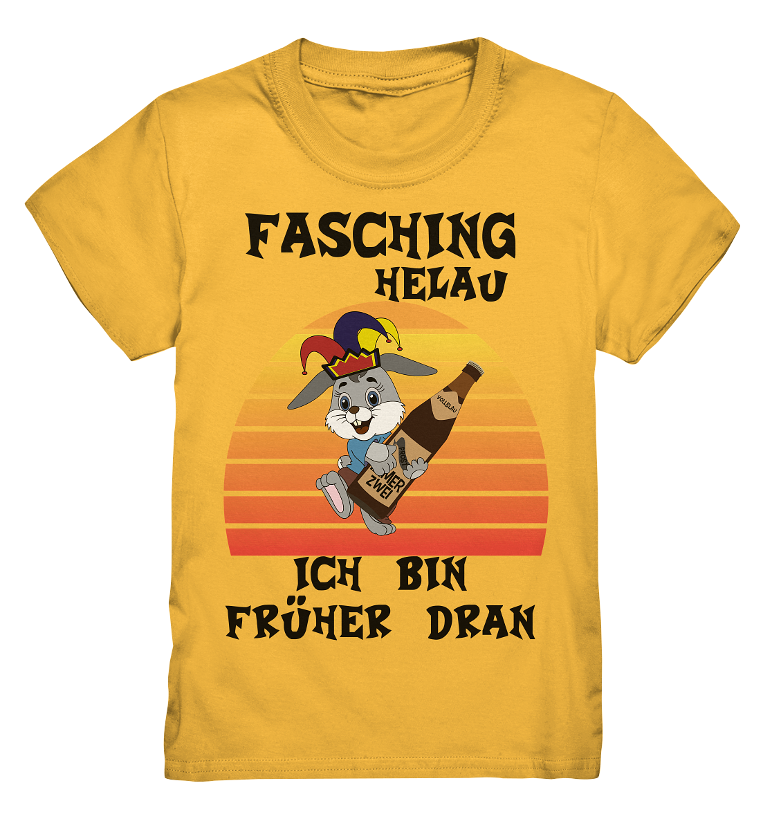 Fasching Helau, Osterhase feiert Karneval, Helau - Kids Premium Shirt
