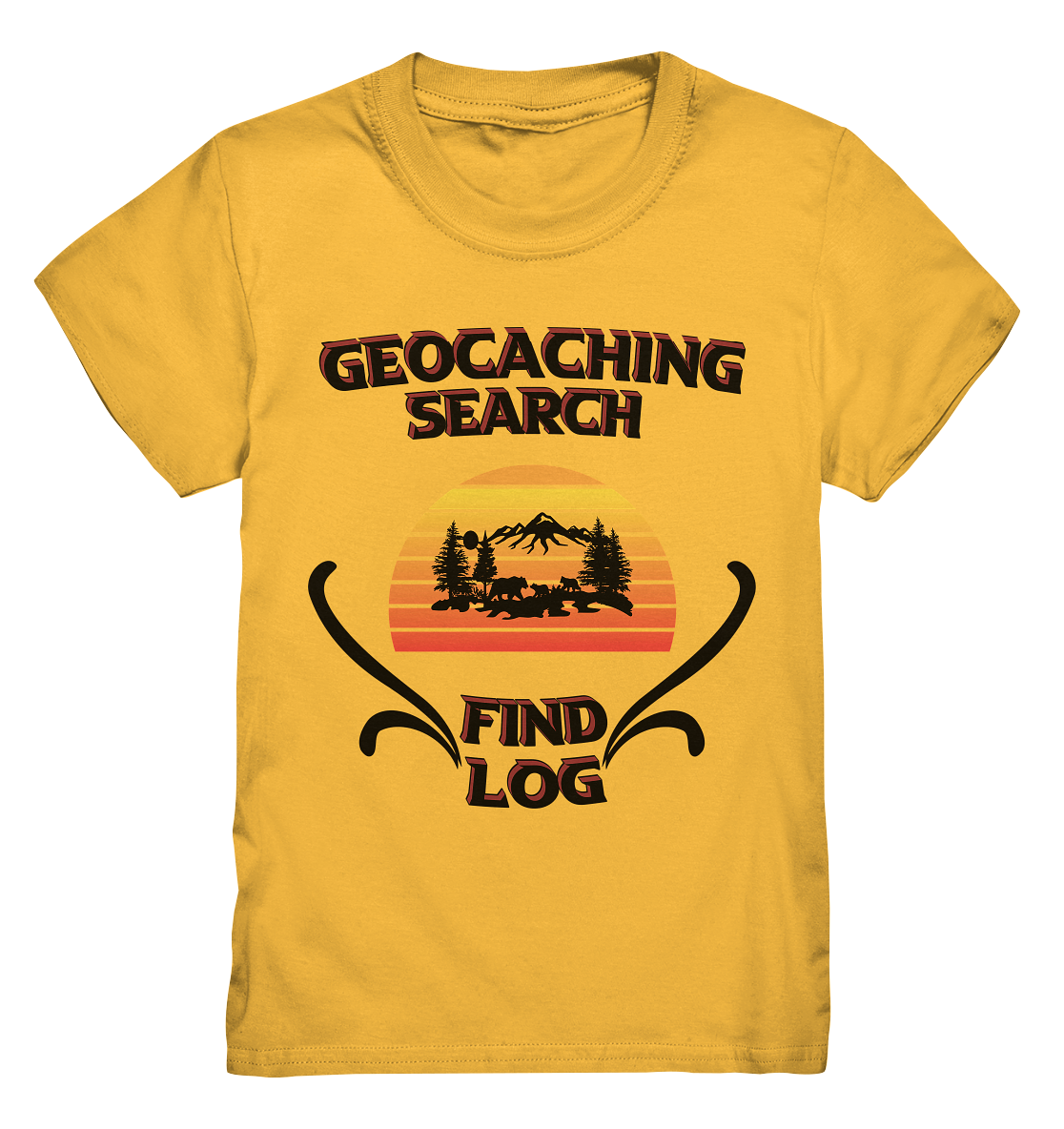 Geocaching, Suchen, Finden und Log, Geocaches - Kids Premium Shirt