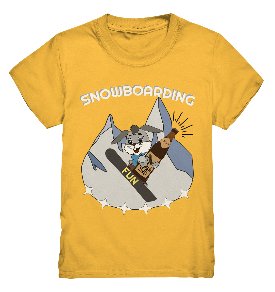 Snowboarder, Apres- Ski, Party danach, Piste, Helles Design - Kids Premium Shirt