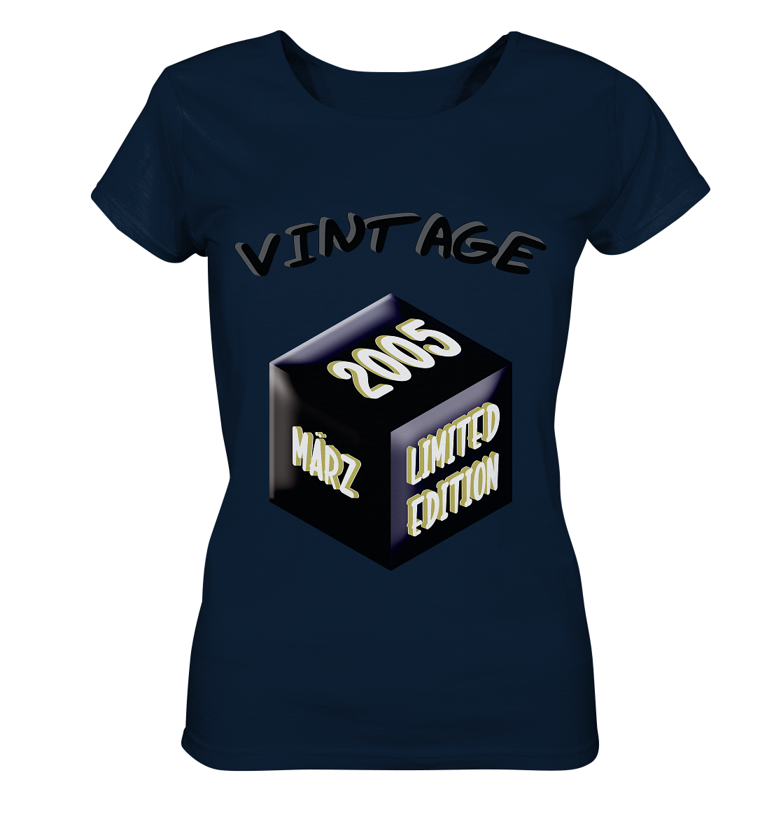 Vintage 2005 MÄRZ Limited Edition, Geschenk zum 18 - Ladies Organic Basic Shirt