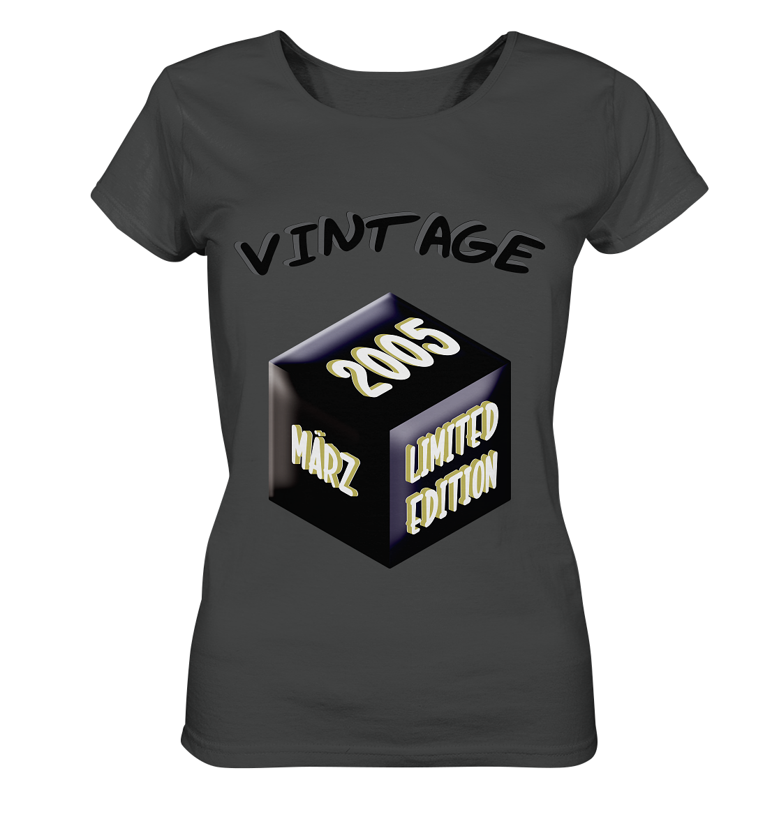 Vintage 2005 MÄRZ Limited Edition, Geschenk zum 18 - Ladies Organic Basic Shirt