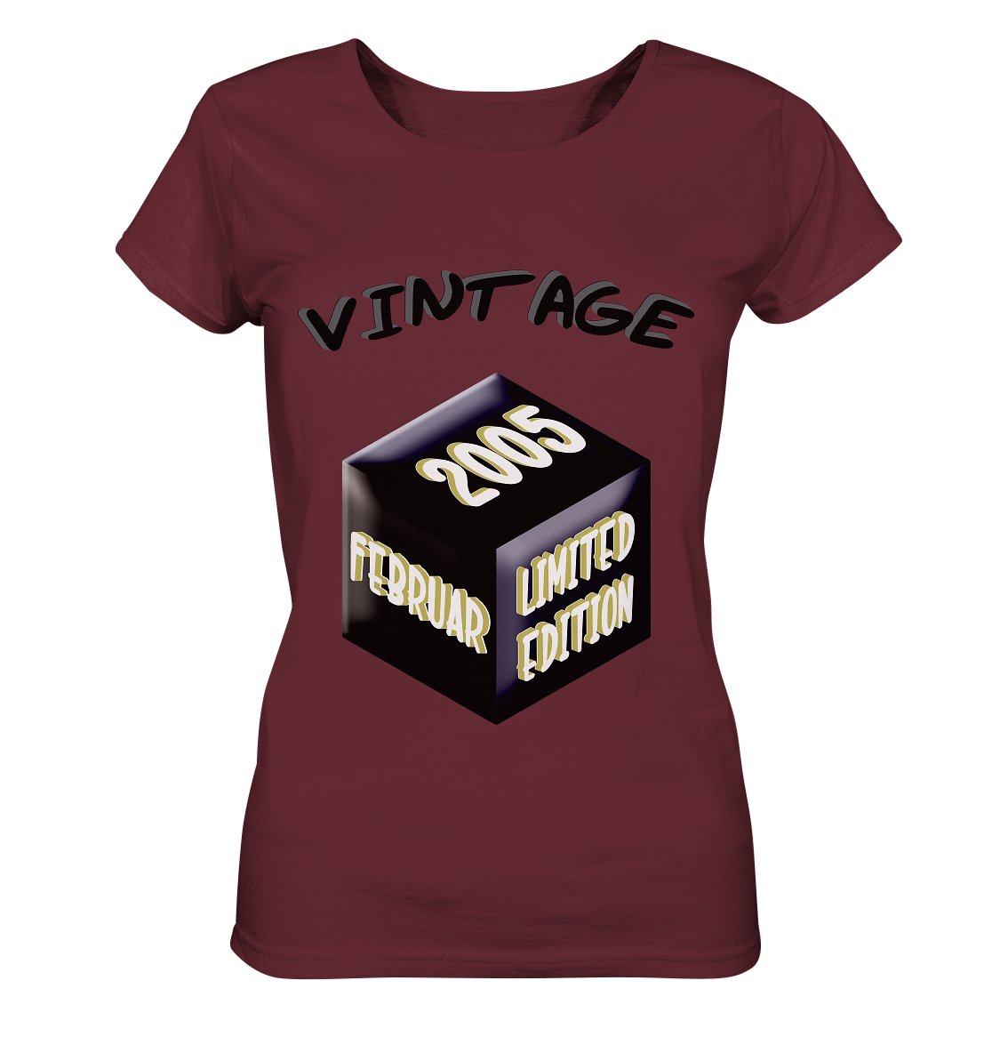Vintage 2005 FEB Limited Edition, Geschenk zum 18 - Ladies Organic Basic Shirt