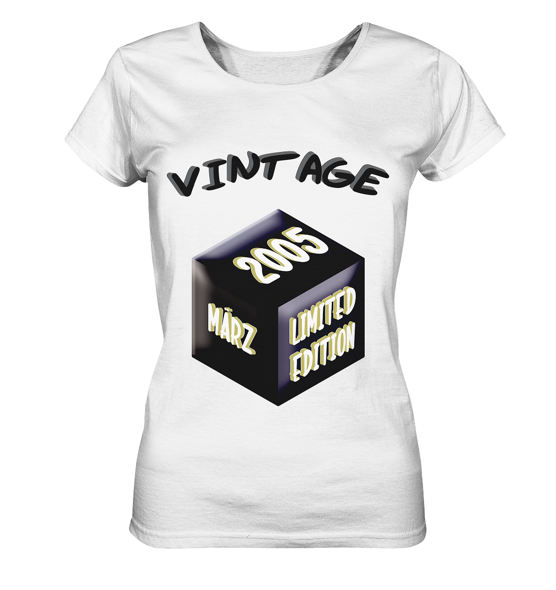 Vintage 2005 MÄRZ Limited Edition, Geschenk zum 18 - Ladies Organic Basic Shirt