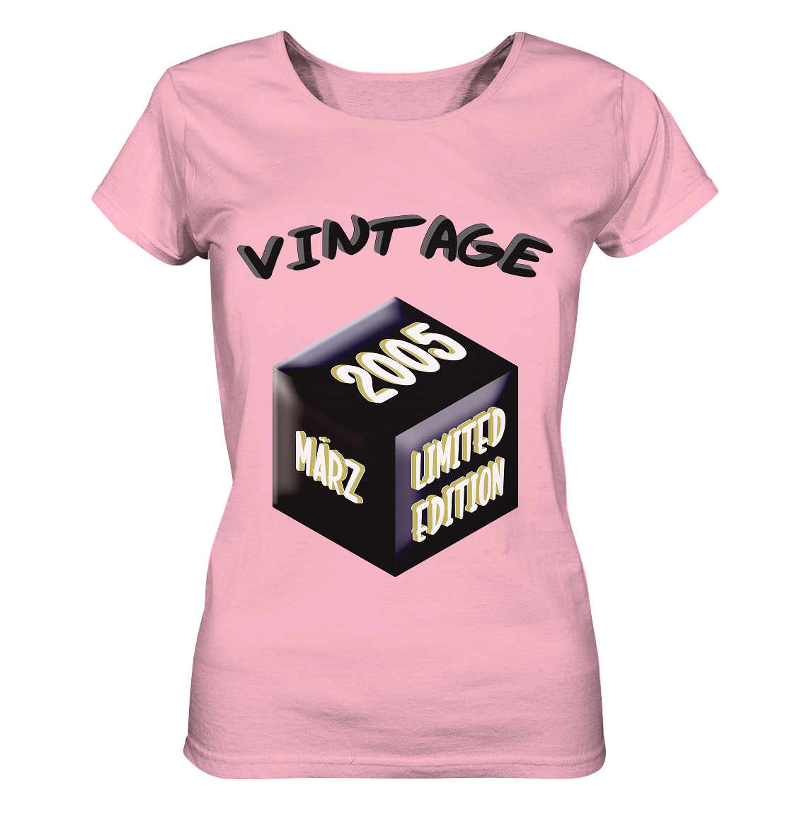 Vintage 2005 MÄRZ Limited Edition, Geschenk zum 18 - Ladies Organic Basic Shirt