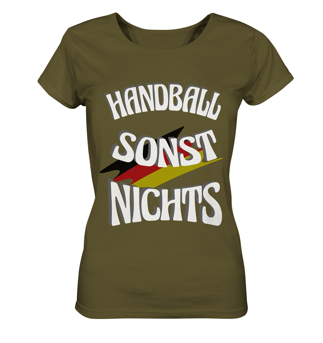 Handball sonst Nichts, mit Leib und Seele Fan, Handballfans - Ladies Organic Shirt