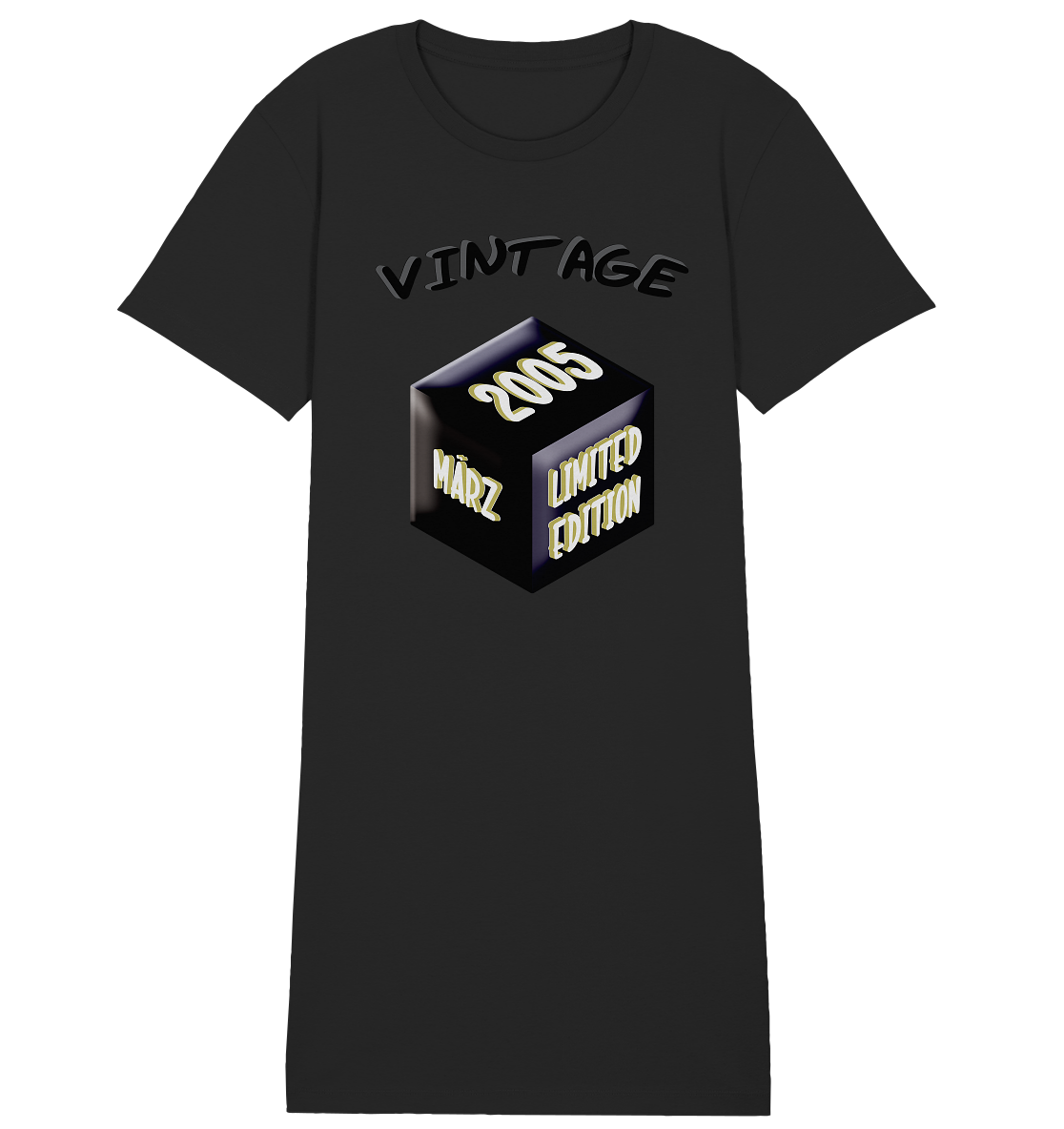 Vintage 2005 MÄRZ Limited Edition, Geschenk zum 18 - Ladies Organic Shirt Dress