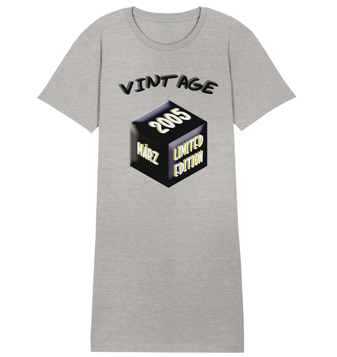 Vintage 2005 MÄRZ Limited Edition, Geschenk zum 18 - Ladies Organic Shirt Dress