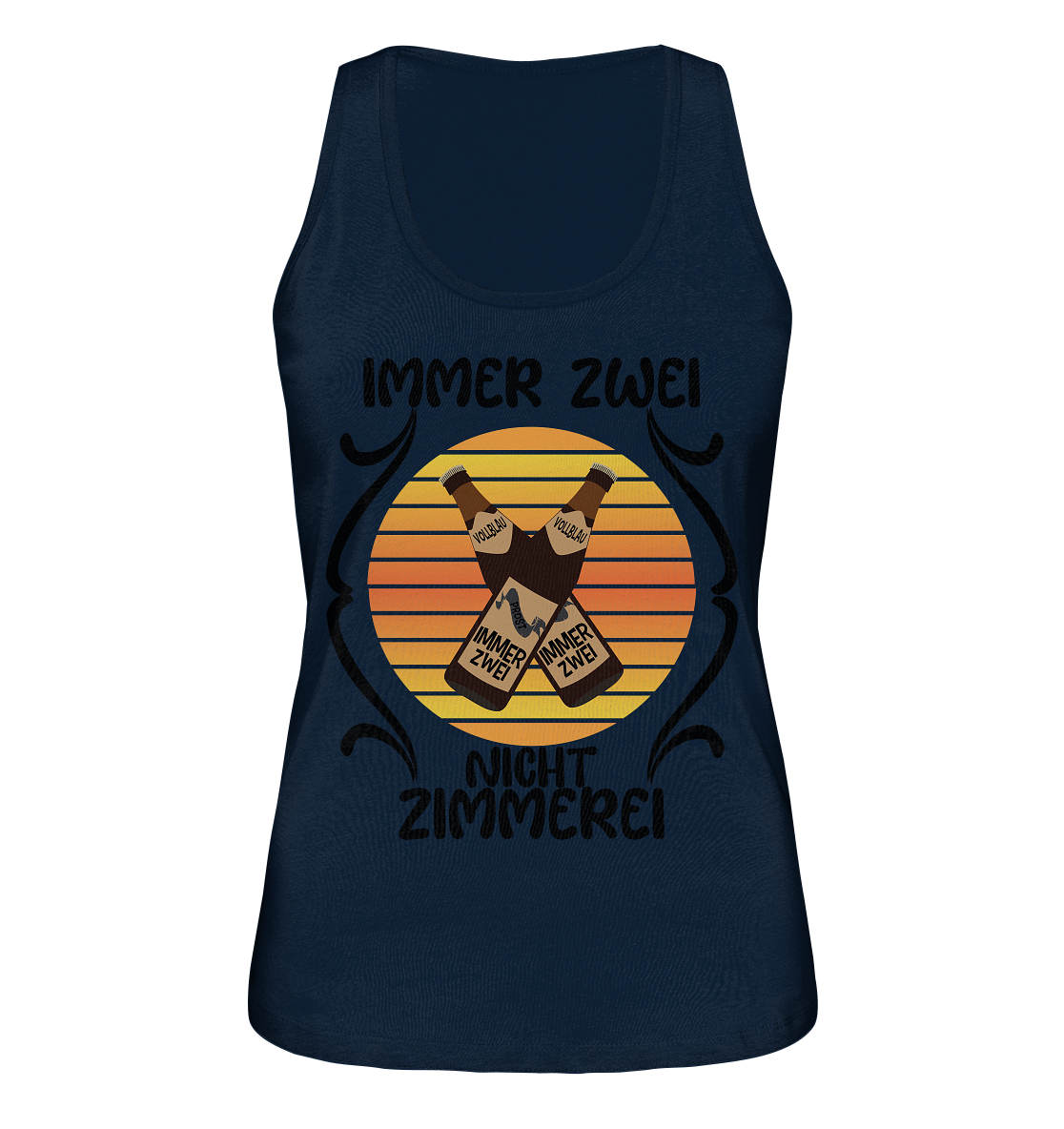 Immer Zwei, Nicht Zimmerei, witziges für den Alltag - Ladies Organic Tank-Top