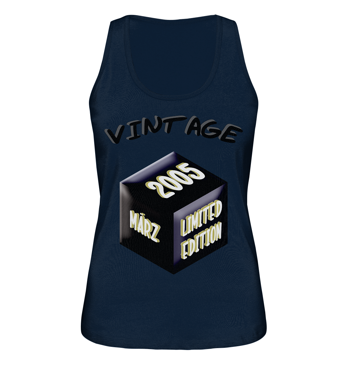 Vintage 2005 MÄRZ Limited Edition, Geschenk zum 18 - Ladies Organic Tank-Top