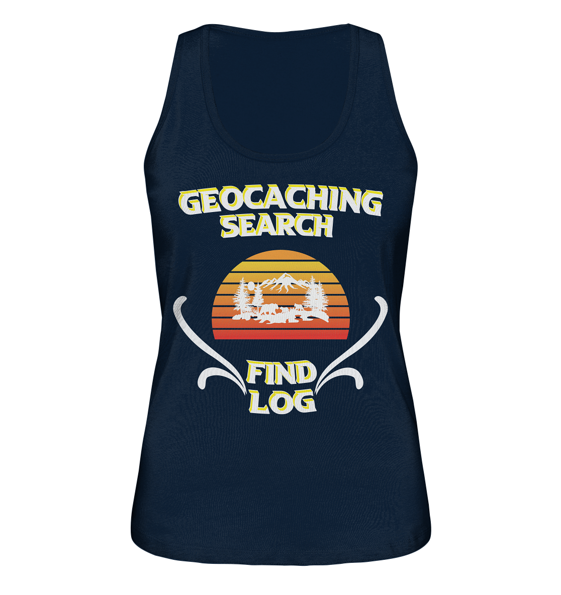 Geocaching, Suchen, Finden und Log, Geocache - Ladies Organic Tank-Top