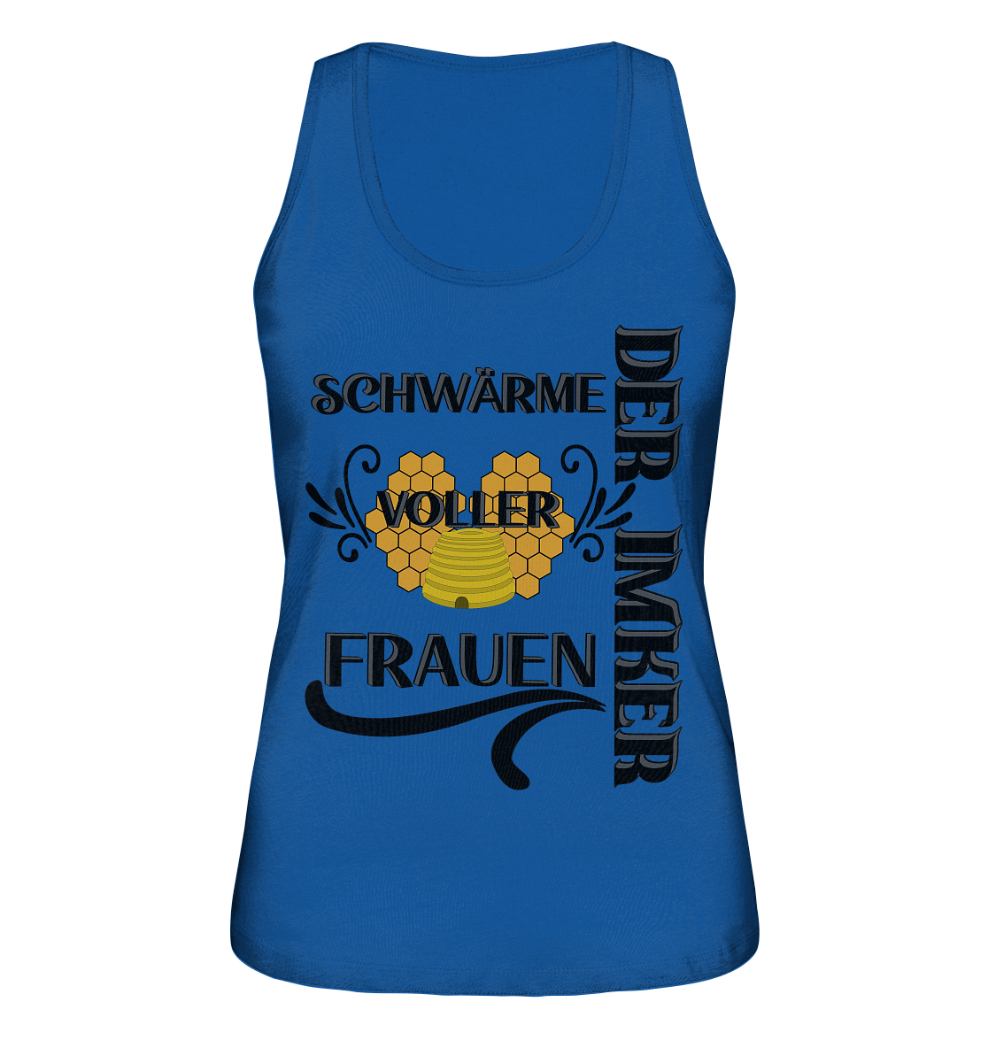 Der Imker, schwärme voller Frauen, Imkerei, Helden, schwarzes Design - Ladies Organic Tank-Top