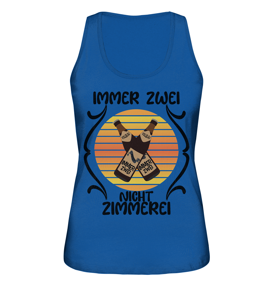 Immer Zwei, Nicht Zimmerei, witziges für den Alltag - Ladies Organic Tank-Top